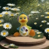 Yellow swing duck details Picture